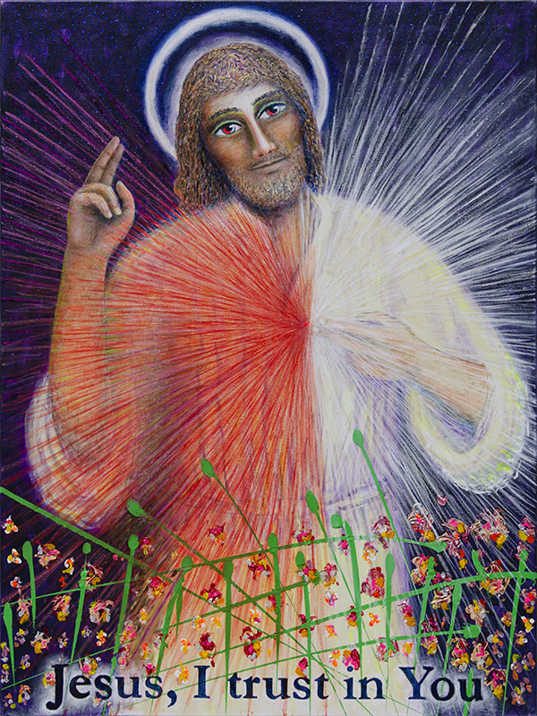 Painting Jesus by Rafael Gallardo