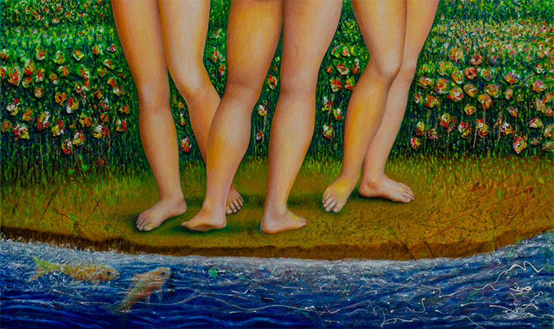 The Three Graces (detail)