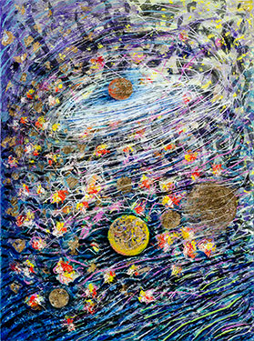 Warping Constellation, by Rafael Gallardo