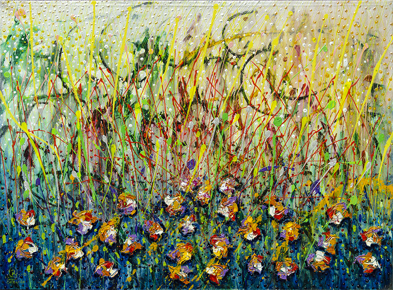 "Marina con flores" by Rafael Gallardo