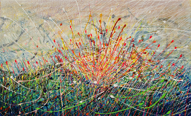 Wave of Flowers by Rafael Gallardo